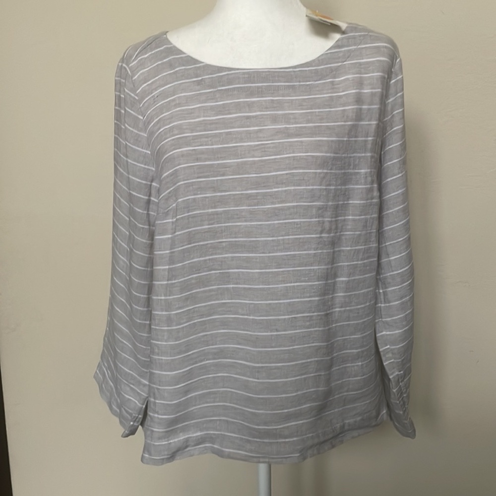C&C linen 3/4sleeve oversized top NWT